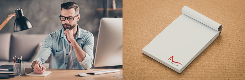 Realizza e acquista block notes online